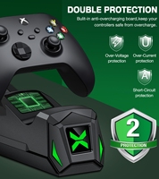 Ładowarka do pada na Xbox Seires X/Xbox Seires S z 4 szt. Bateria szybkie ładowanie stacji dokującej do konsoli Xbox One/Xbox One X/S/ELite 5